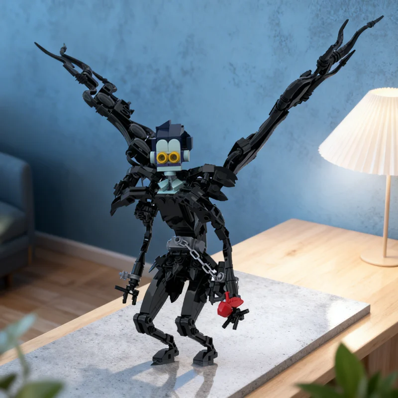 

308pcs MOC Death Note Ryuk Poseable Figure Creator Model Building Blocks Architecture Christmas Gifts Toy Education Kids Brick
