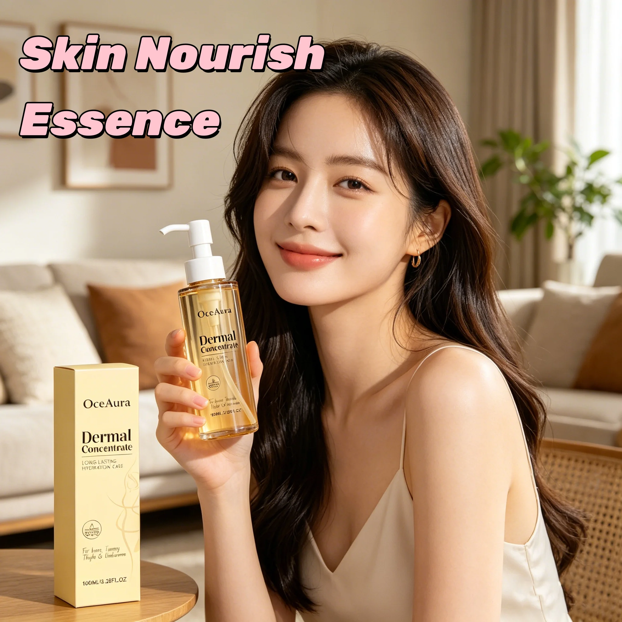 

OCEAURA Skin Nourish Essence Hydration Improve Roughness Reduce Fine Lines Brighten Skin Tone Shrink Pores Body Soothing Essence