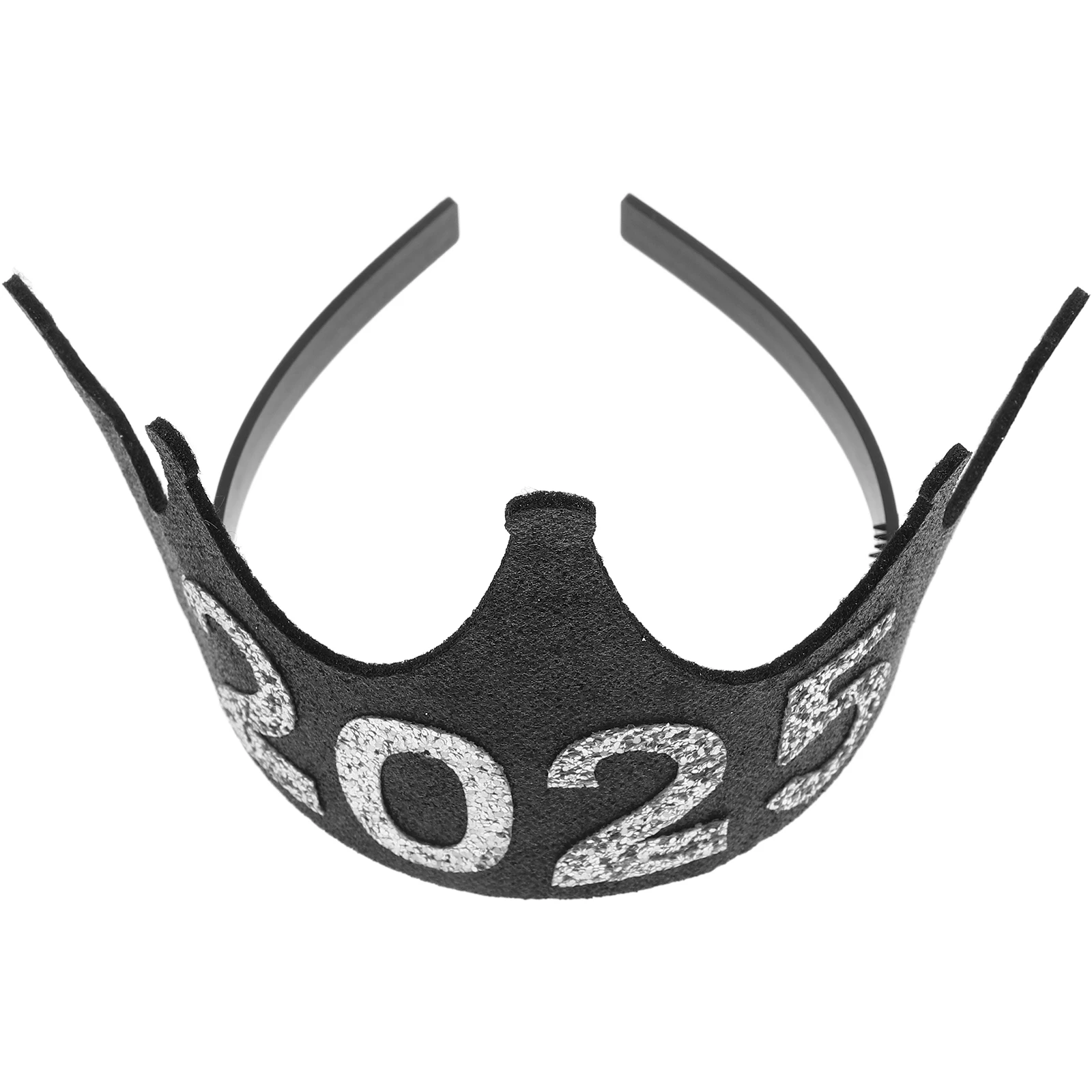 

1pcs 2025 New Year Crown Headband Party Accessory Glitter Hairband For Eve Celebration Costume Decor Adult Partywear Festival