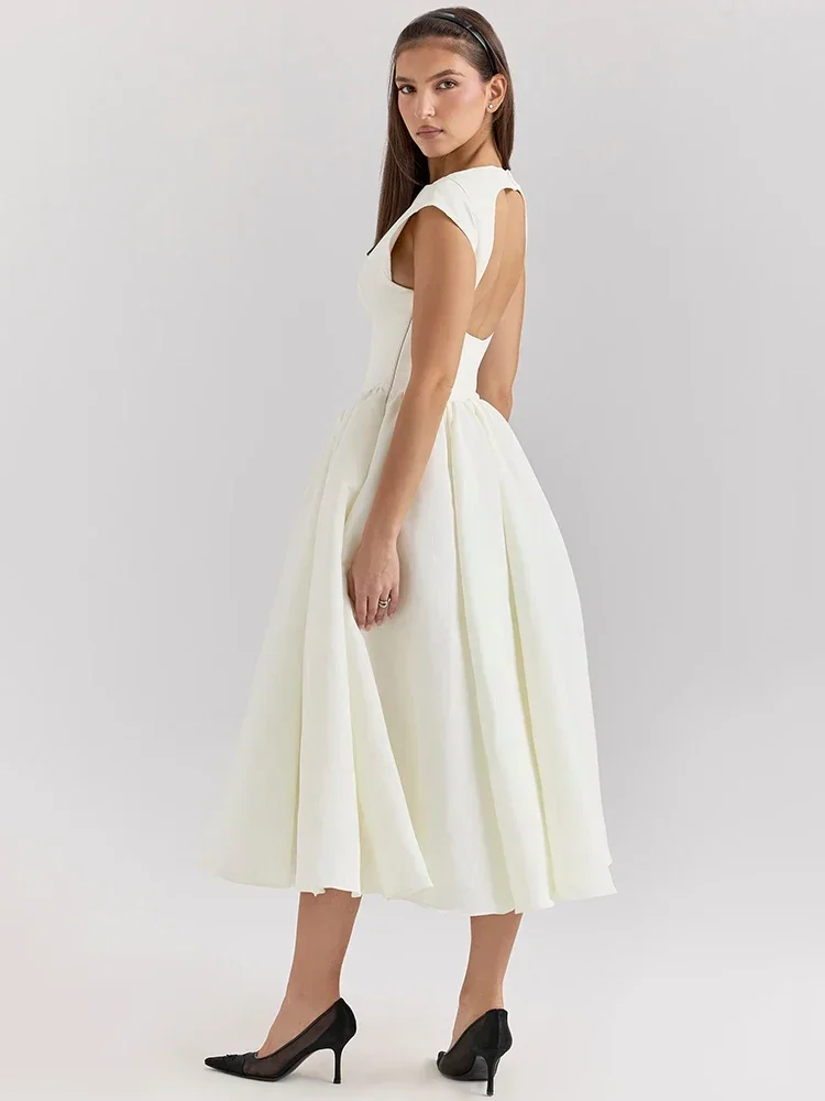

2025 Stylish Strap Long Dress for Summer New Sexy Dress Showing Slim Waist