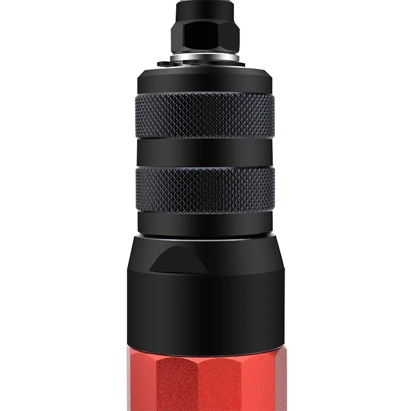 Wave Shield Extended Pneumatic Engraving Grinder Deep Hole Pneumatic Polishing Machine Inner Wall Grinder Industrial Grade Grinder