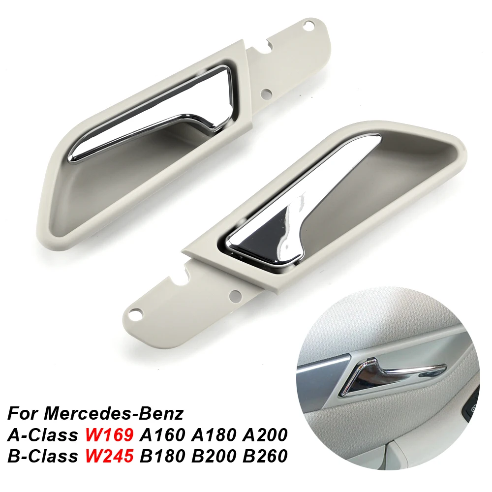 مقبض الباب الداخلي الداخلي للسيارة الأمامي الأيمن الأيسر لسيارة Benz B-Class W245 B180 B200 B260 08-12 لوحة سحب A1697600961