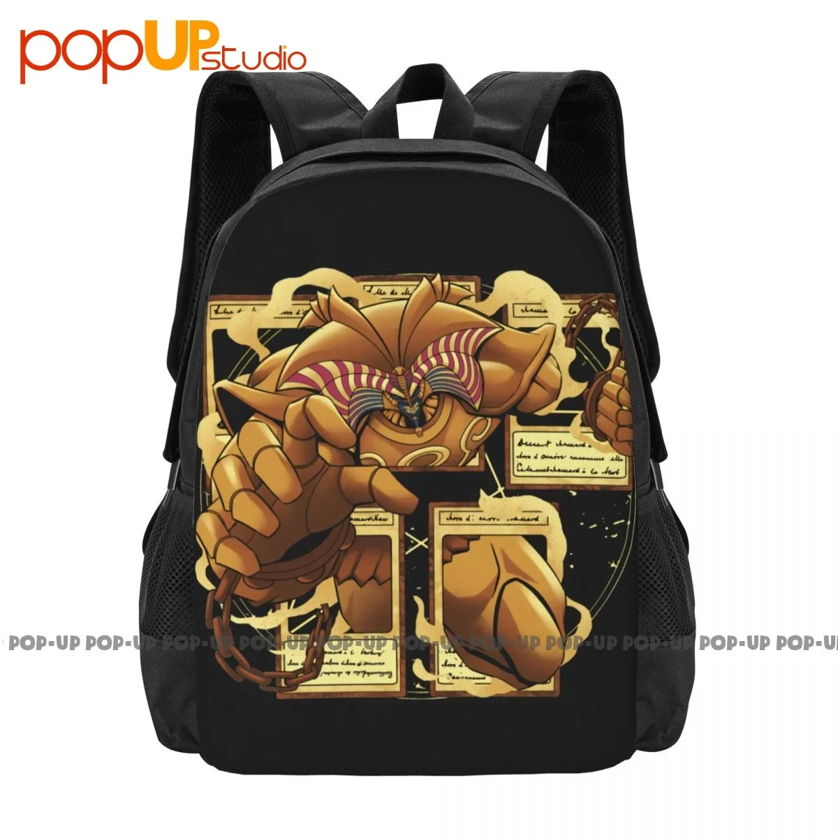 Exodia The Forbidden One Yugioh Monster Yami Yugi Pharaoh Atem Backpack Large Capacity Hot Eco Friendly