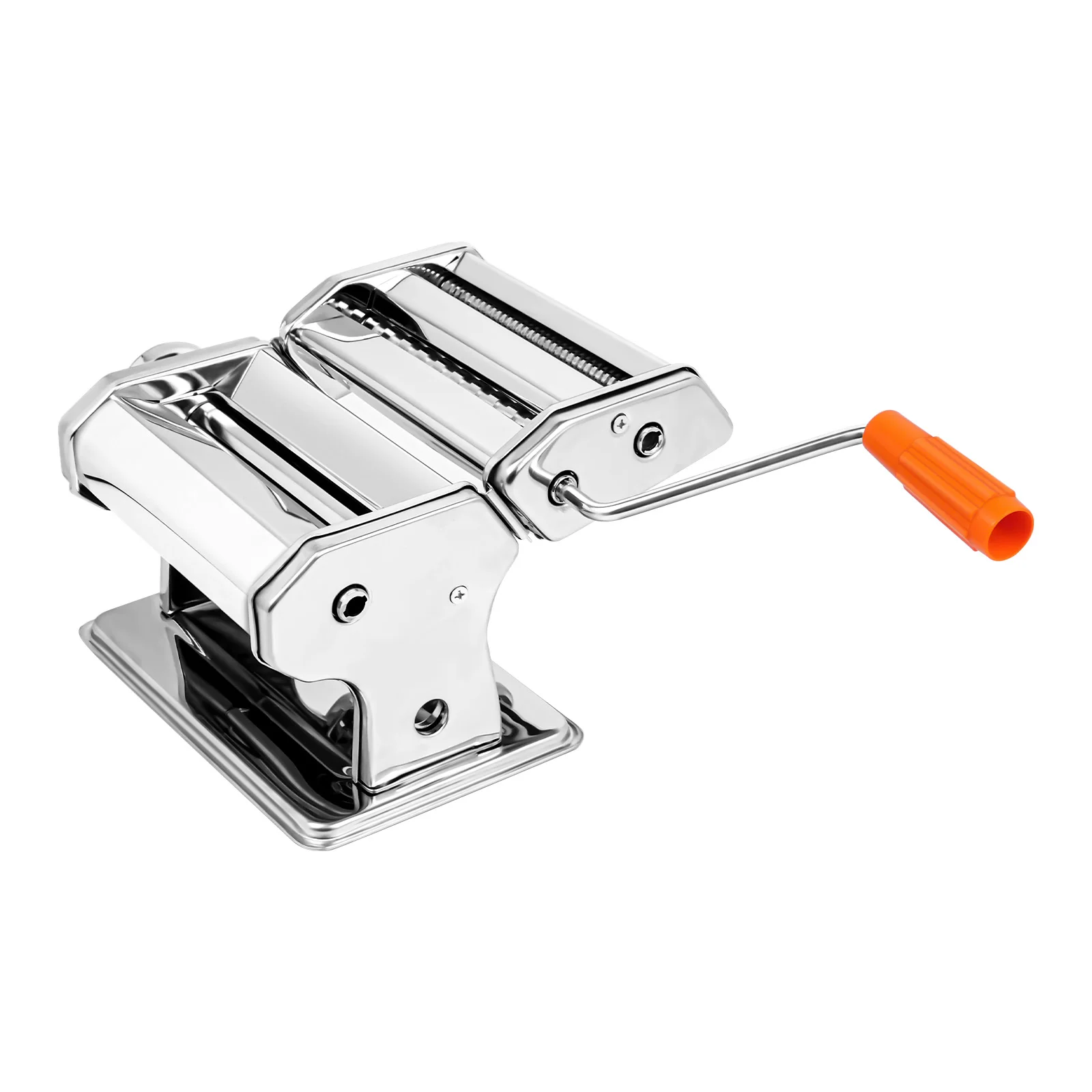 3-in-1-Pasta-Maschine für Zuhause, robust, aus Edelstahl, professionelle Frischpasta-, Lasagne-, Spaghetti- und Tagliatelle-Maschine mit Schneidefunktion