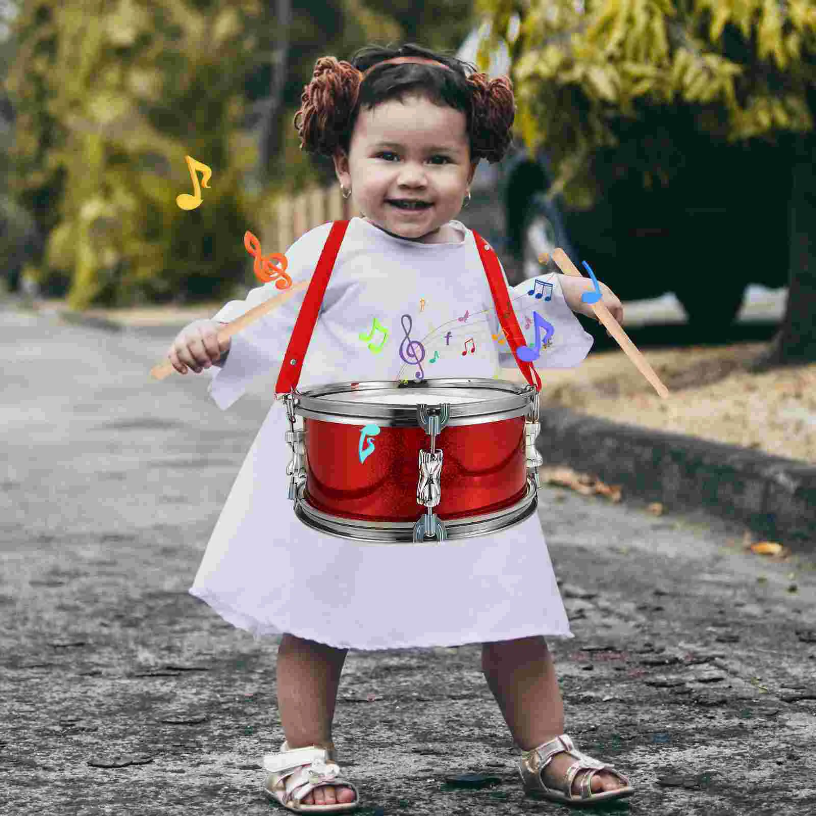 Snare Drum Instrument Music Toy Children Kids Plaything Musical Instruments Tambourines for Adults Percussion Marching