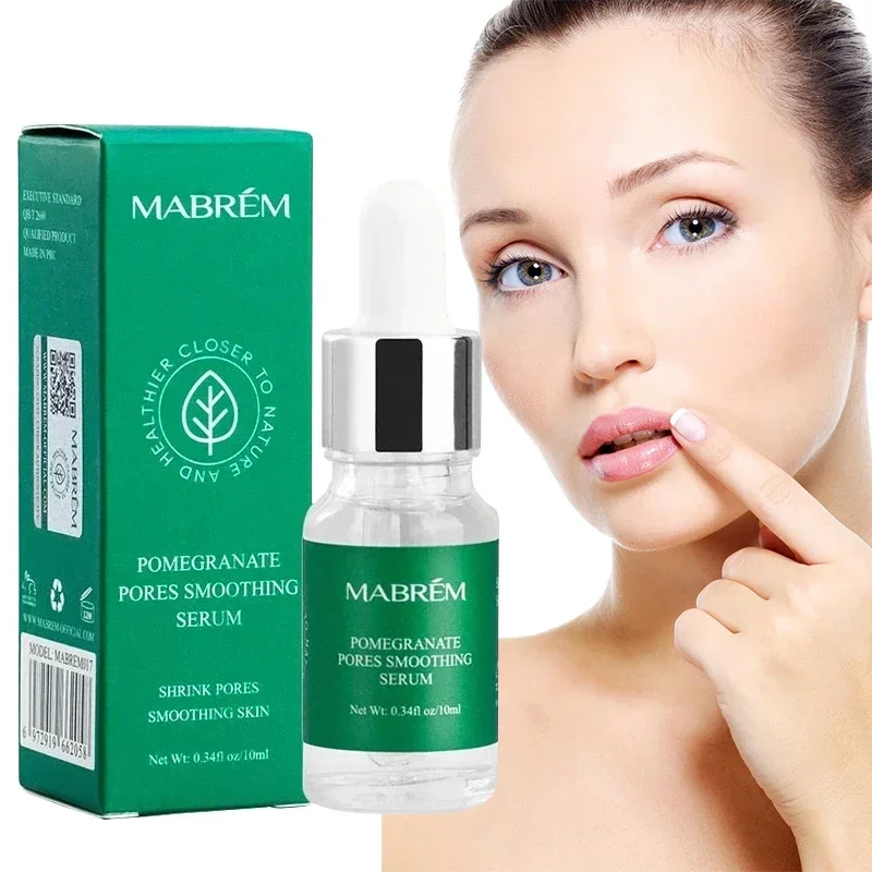 MABREM Pore Shrinking Serum Essence Pores Treatment Moisturizing Relieve Dryness Oil-Control Firming Repairing Smooth Skin Care