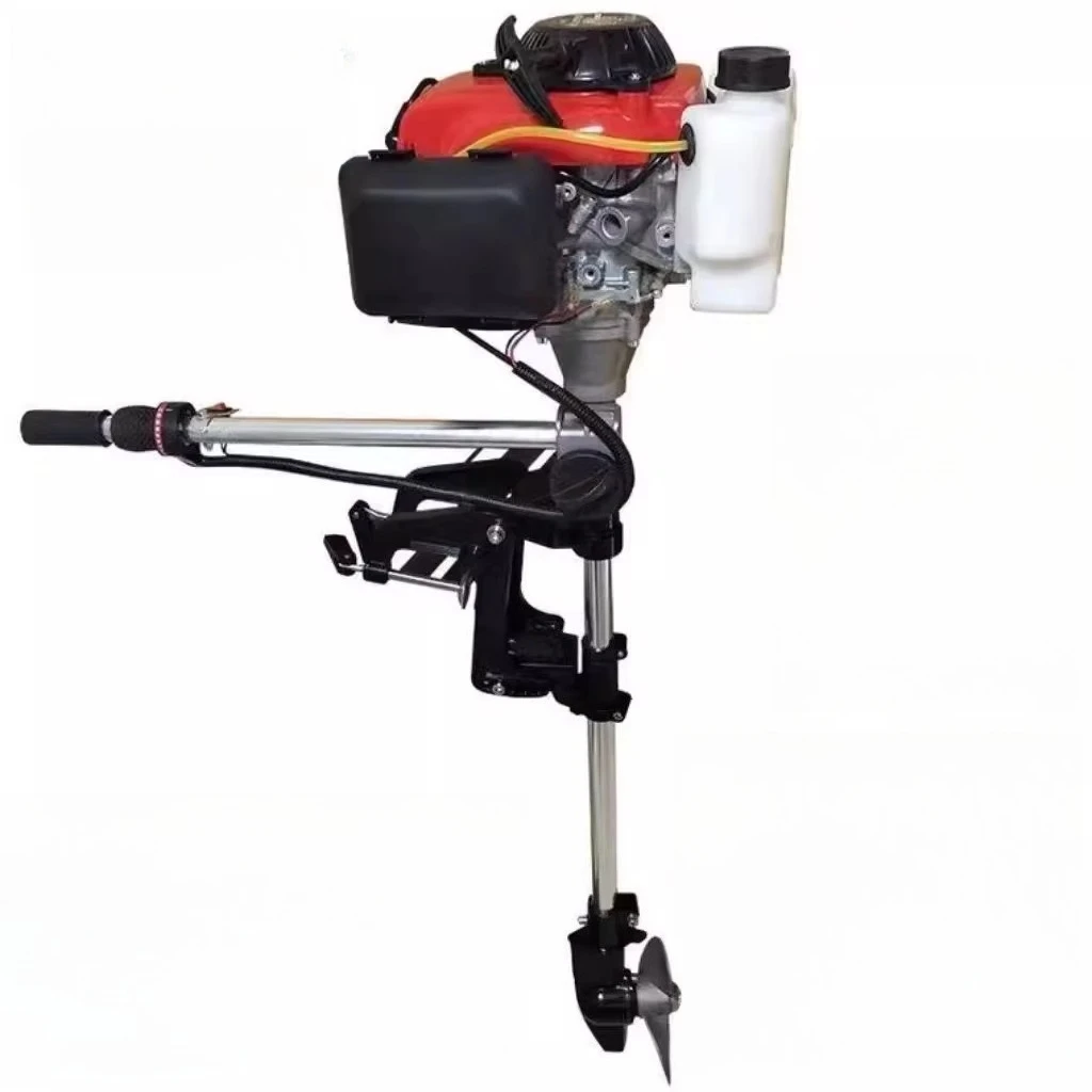 4-stroke 5-8.9hp Hand start propeller propeller, fuel engine, outboard engine, marine propeller for ship hook-up