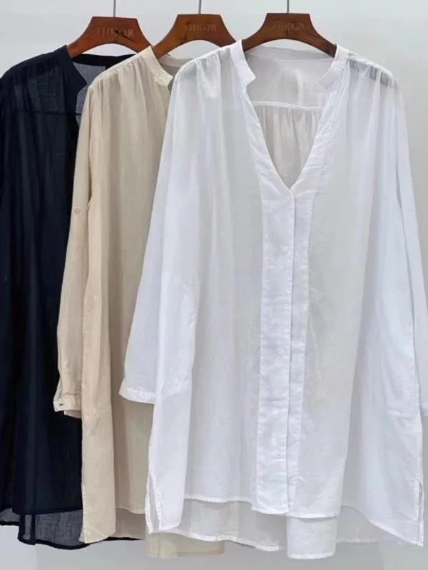 

Большие размеры, свободные длинные све irt, весна-лето, новинка, большой V-Ne, прозрачная защита от солнца, тонкие повседневные женские туфли