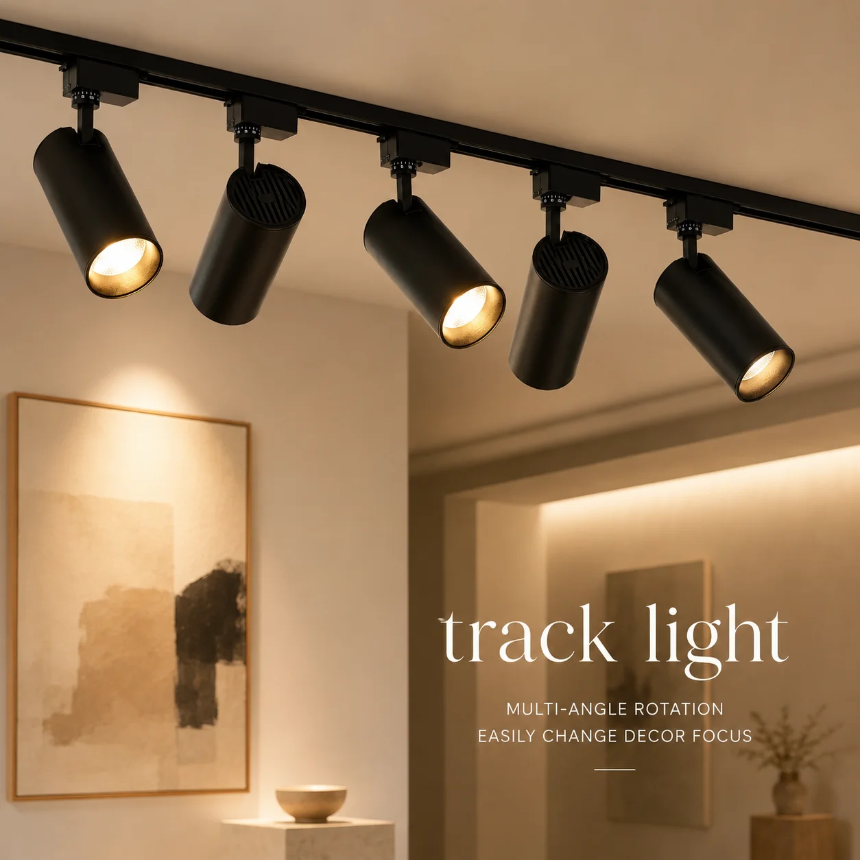 Led Set Ceiling Lamps COB Track Light 220V Precise-Angle Rail Lamp Fixture for Kitchen Shop Store Home Led Spot Light Decoration
