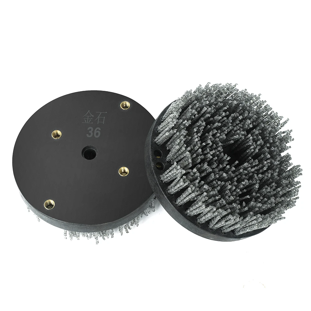 1 Pc 6 Inch 150mm Circular Round Stone Abrasive Diamond Antique Brush For Marble And Granite Surface Polishing