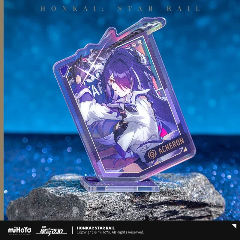 Anime Game Honkai: Star Rail Official Ata Bathroom Balance, Aventurine Acheron Cosplay, Acrylique Stand, Pendant Toys, Desktop Stand Figure