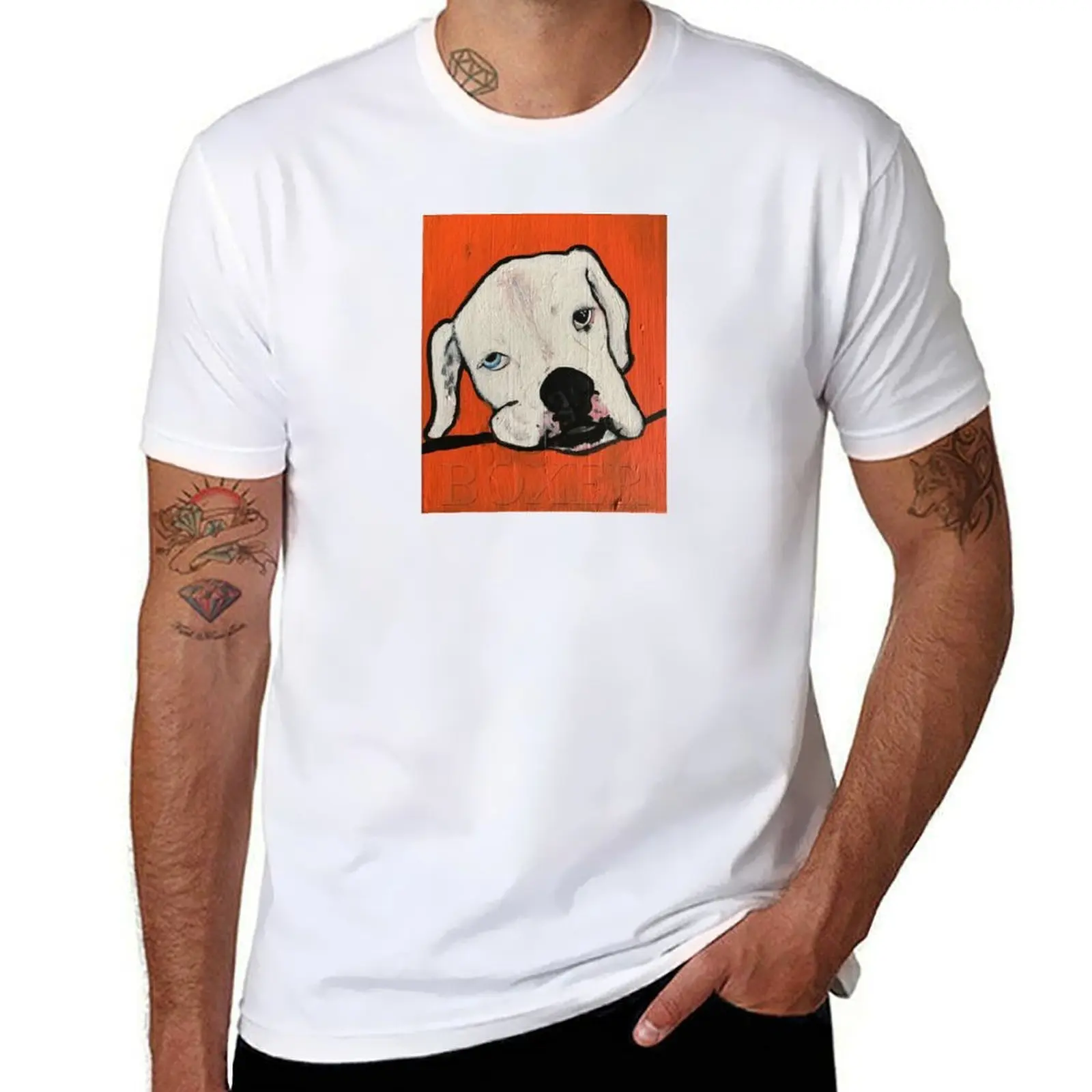 Camiseta Pisco the Boxer, camiseta personalizada para hombre