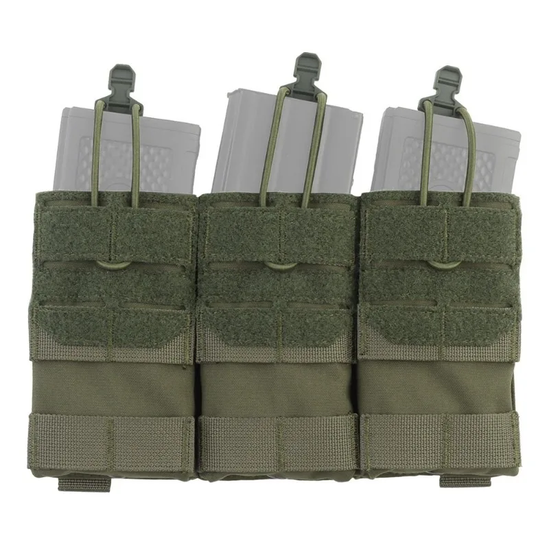 Colete frontal molle nylon dupla final 5.56 bolsa tripla para revista multiuso ferramenta mala bolsa de acessórios de armazenamento de carga