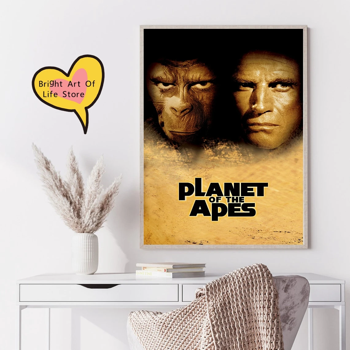 كوكب القرود ملصق الفيلم ديكور المنزل طلاء جدران (بدون إطار)