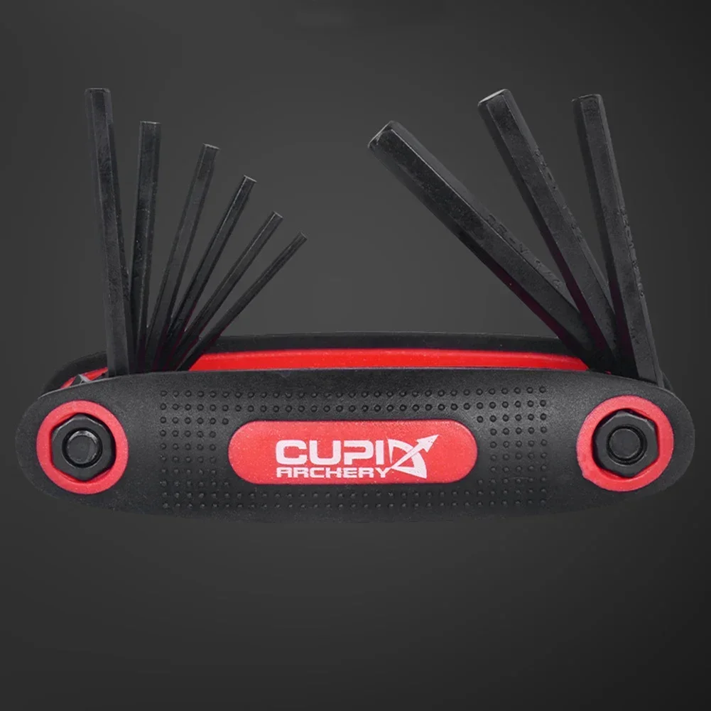 

Максимальный Британский гаечный ключ 5,5 см X 11 см X 2,5 см Alle Key алюминиевый сплав Лук тюнинг складной инструмент удобный размер