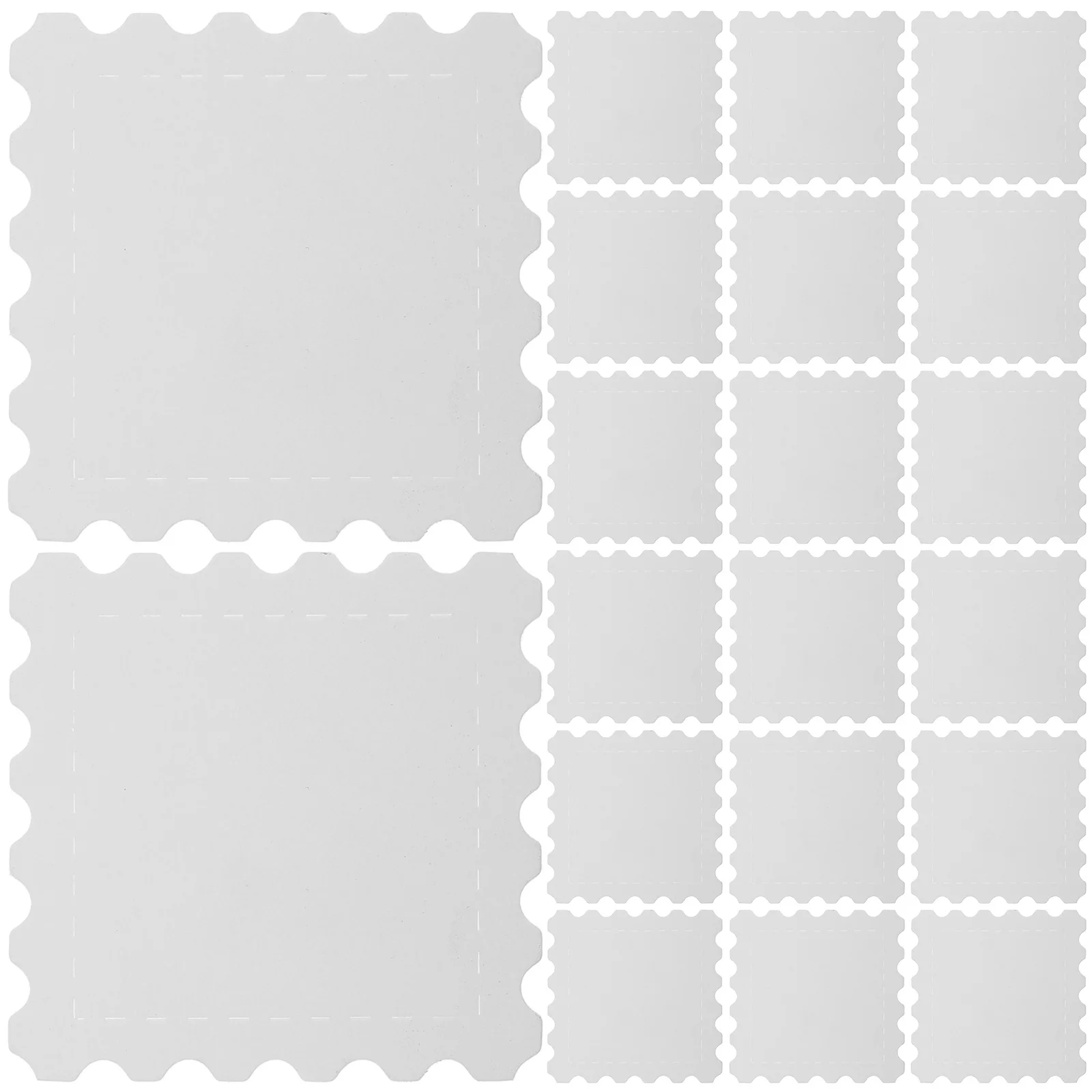 

25 Sheet Stamp Blank Stamps Watercolor Postcards Art Greeting Paper Craft White for