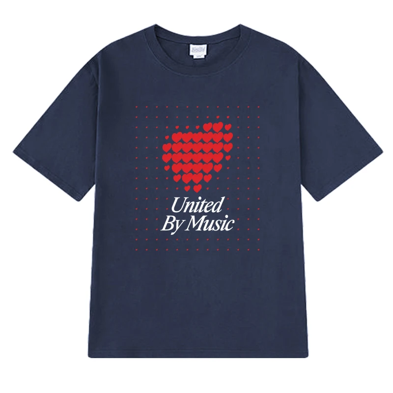Switzerland 2025 Eurovision Song United by Music printed T shirt Men Women Fashion Y2k short sleeve T-shirts Unisex Cotton Tops - Image 3