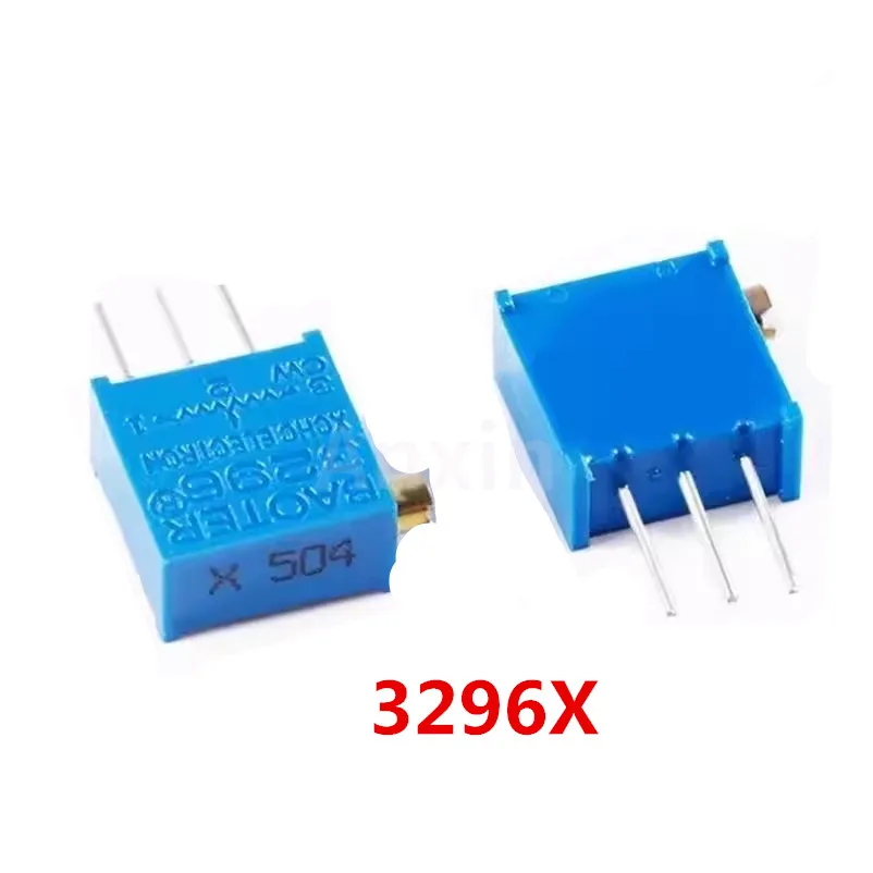 10PCS 3296 10Ω - 2M 102 103 502 104 500R 1K 2K 5K 10K 20K 50K 100K 200K 500K 1M Ohm Multiturn Potentiometer Adjustable Resistor
