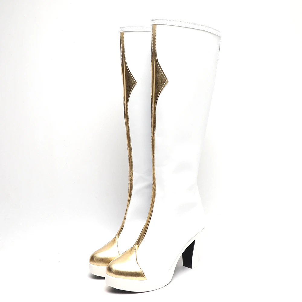 Anime-Lelouch Code Geass Queen CC Scarpe Cosplay Stivali di Carnevale di Halloween Realizzati su misura