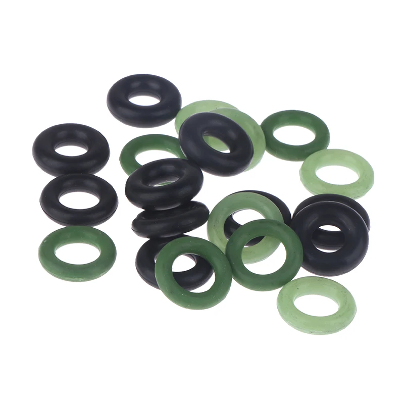 20 pezzi O-ring in gomma O-ring Guarnizione di tenuta olio Guarnizione di tenuta automobilistica Guarnizione in gomma per iniettore di carburante automobilistico