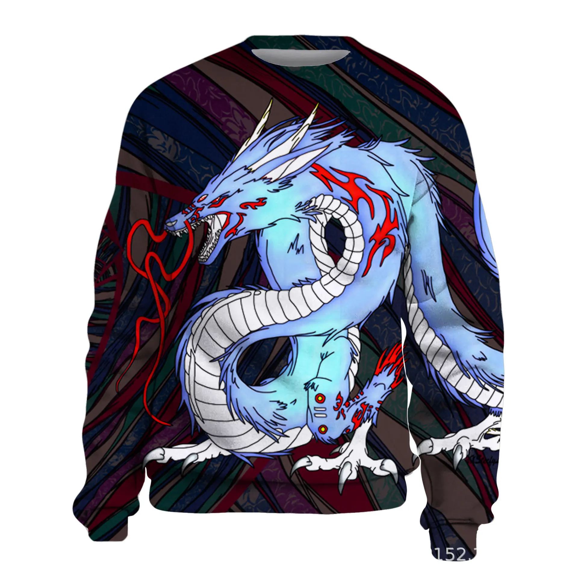 Men's Animal Series 3D Printing T-Shirt Women Casual Long Sleeve Luxury T Shirts Sweatshirt Oversized Harajuku Man Tees Tops