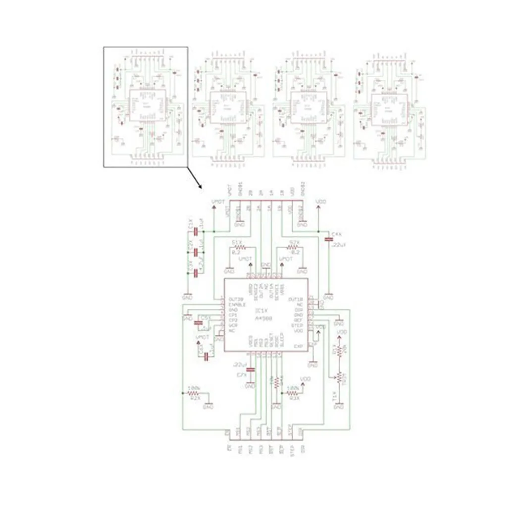 1 قطعة A4988 Stepstick محرك متدرج نموذج مشغل مع بالوعة الحرارة للطابعة ثلاثية الأبعاد Reprap مناسبة ل Mendel Huxley Arduino