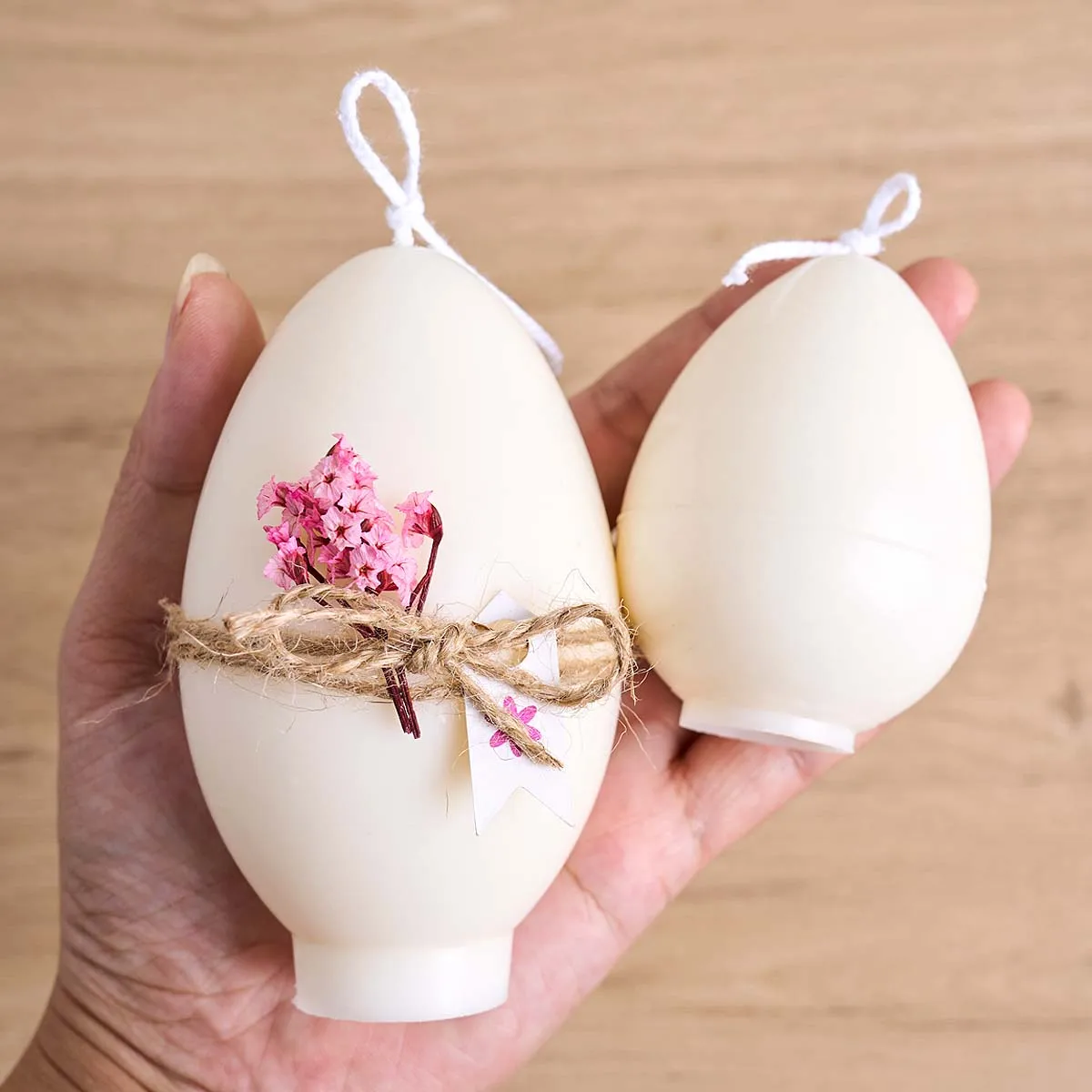 Easter Ornament Simulation Egg Candle Mold DIY Multiple Sizes Eggs Aroma Candles Soap Plastic Acrylic Molds Kit Home Handicraft