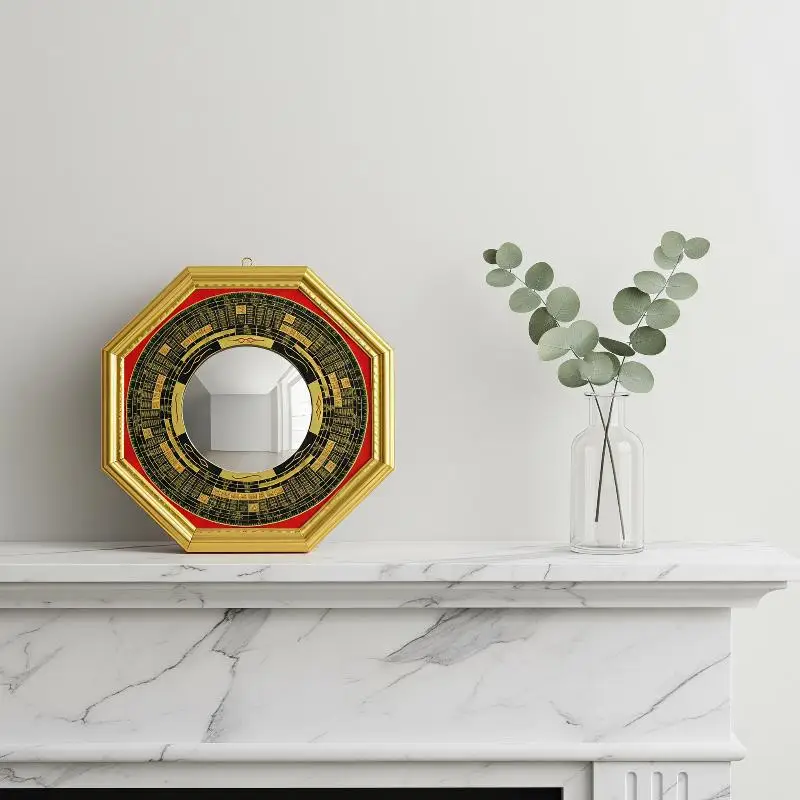 Authentic Traditional Chinese Feng Shui Bagua Mirror Attract Good Luck Blessing Home Decor for New House Owners
