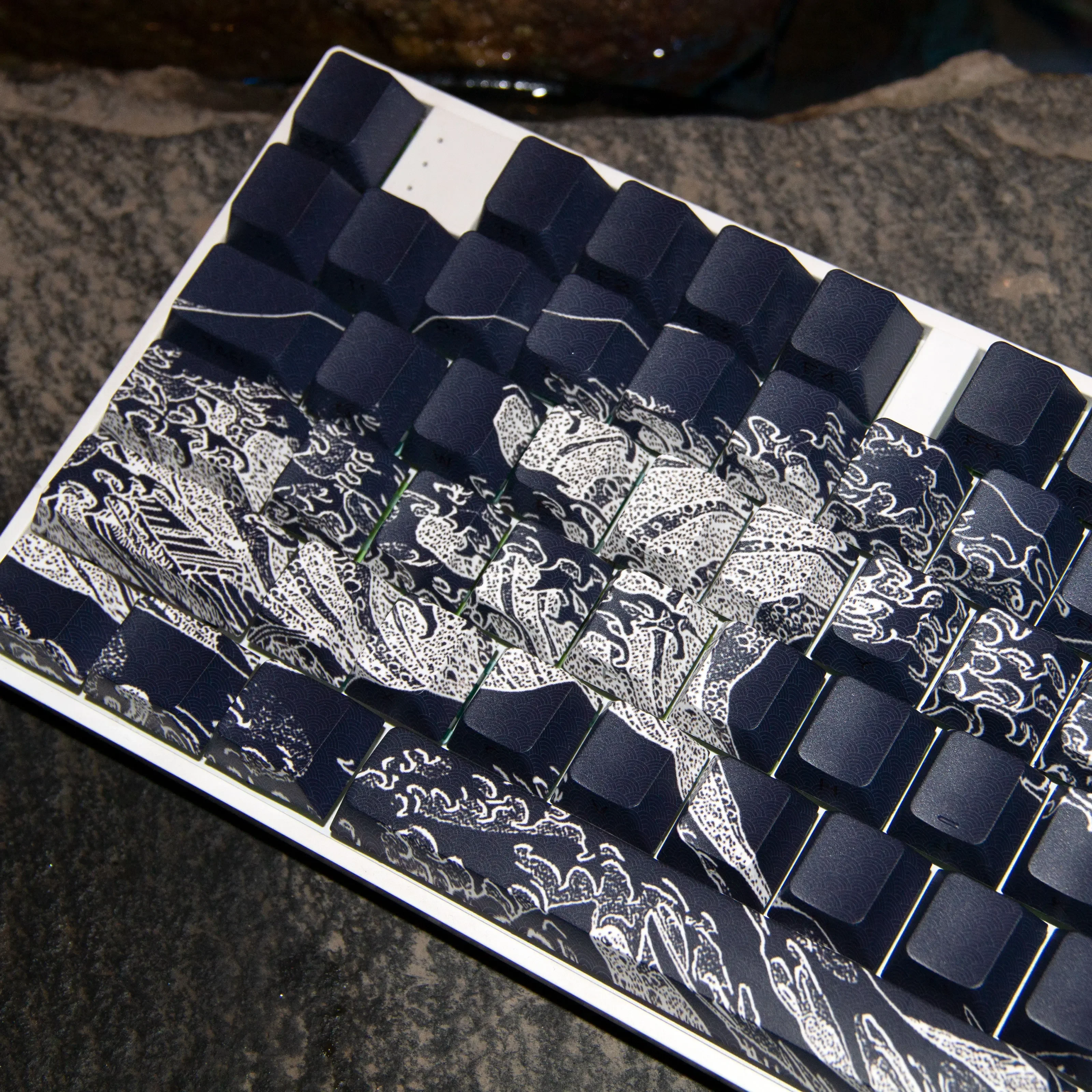 

Mechanical keyboard PBT keycaps, five-sided sublimation original factory, side engraving