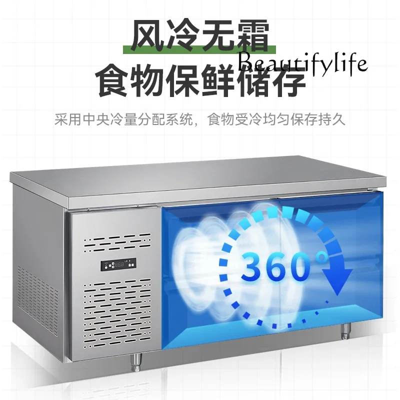 BJ Drawer Type Refrigerated And Frozen Commercial Refrigerator Air-cooled Workbench Fresh-keeping Horizontal Custom Refrigerator
