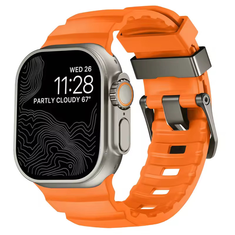 Trail Silicone Band for Apple Watch Ultra 3 2 49mm Strap 46mm 45mm 44mm Sport Bracelet for iWatch Series 11 10 Ultra 9 8 7 6 SE3 - Image 14