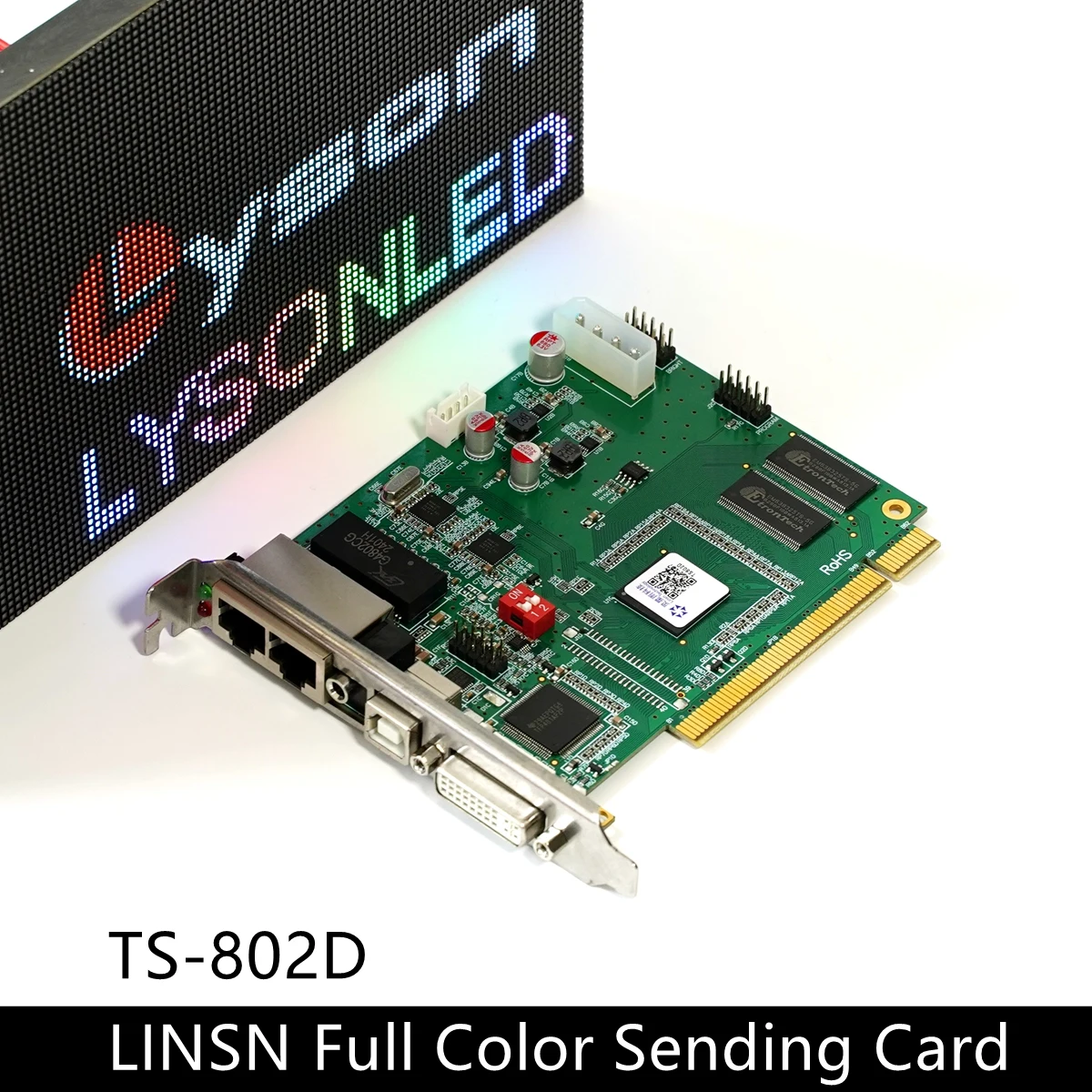 

Discount Linsn TS802D Indoor Outdoor Full Color LED Video Display Sending Card TS802 Synchronous Work With RV908M32 Receiving