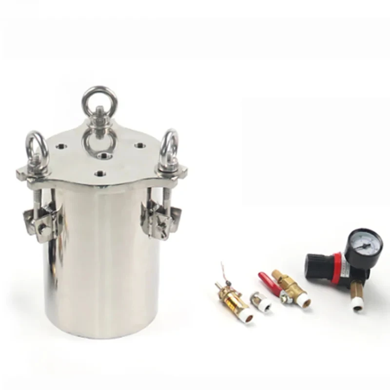 Mesin Dispenser Tekanan Baja Tahan Karat, Tangki Tekanan, Tabung Tekanan Baja Karbon, Tabung Penyimpanan Dispenser, 1L