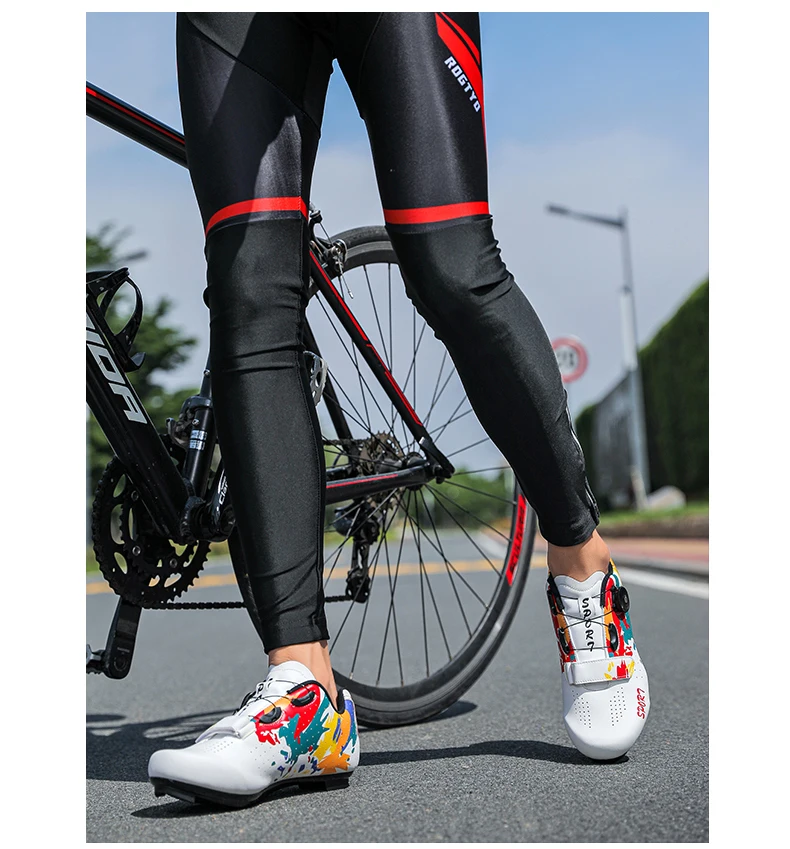 Herbst- und Winter-Fahrradschuhe, Unisex, mit robuster Sohle, geeignet für Straßen- und Mountainbikes, professionelles Fahrradzubehör, ideal zum Radfahren. – Detail 18