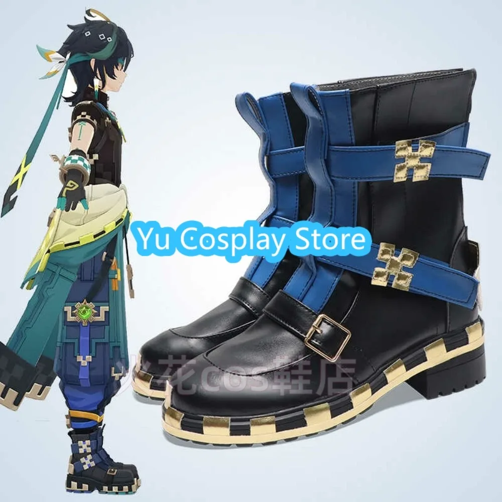 

Yu Косплей Магазин Genshin Impact Kinich Обувь для косплея Аниме Обувь для косплея Сапоги Костюмы на Хэллоуин Реквизит