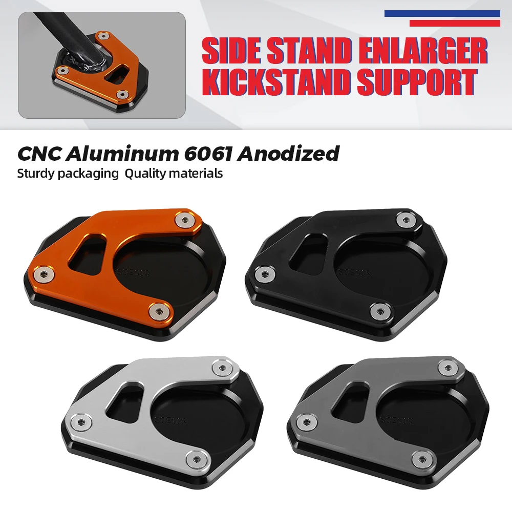 

2022 2023 For 390 adventure 250 390 ADV 2020 2021 Motorcycle Accessories Kickstand Side Stand Extension Pad 250 390ADVENTURE