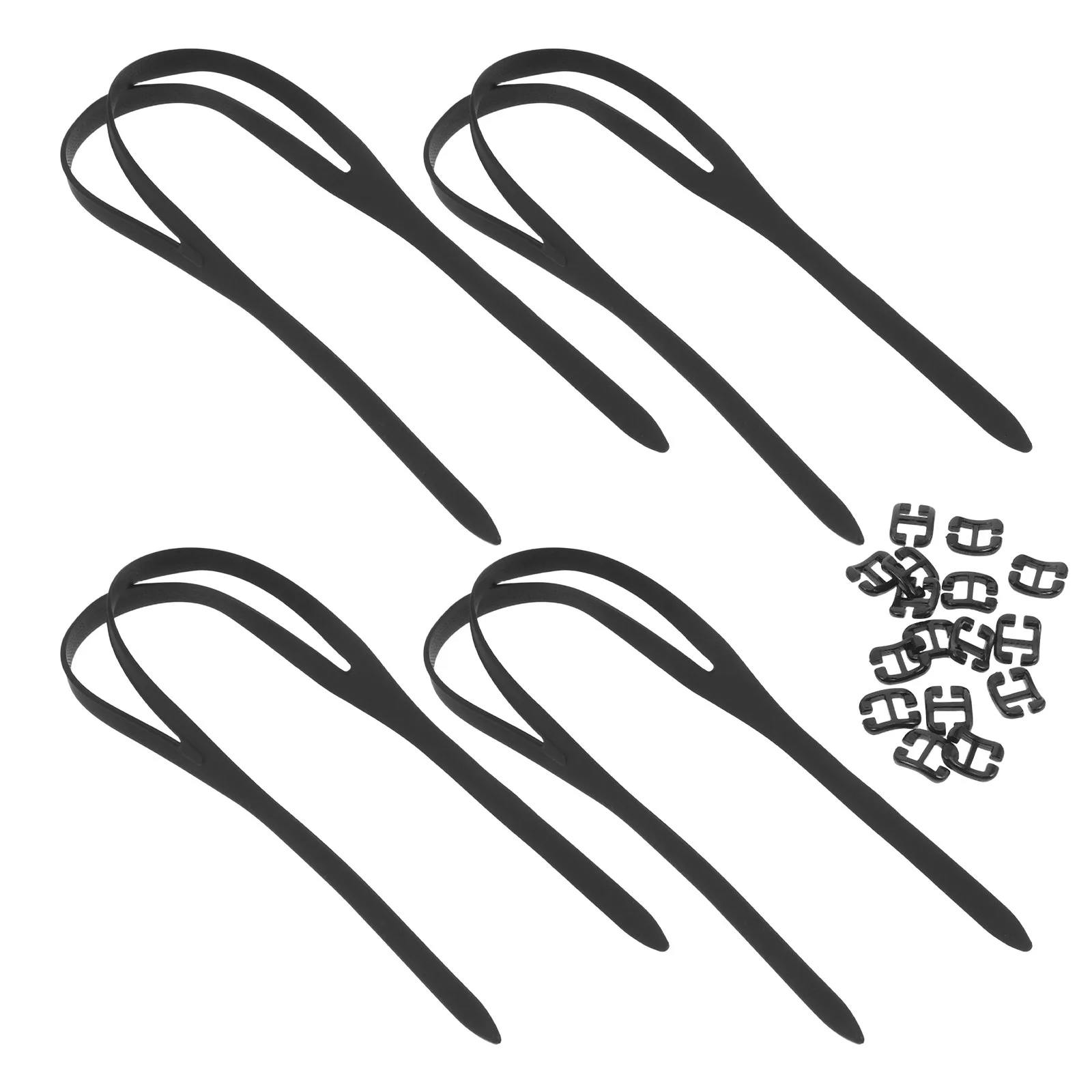 

4 шт. силиконовые ремешки для плавательных очков с пряжками, универсальные сменные ремешки на голову, водонепроницаемые фиксаторы для очков для дайвинга, маска для снорклинга