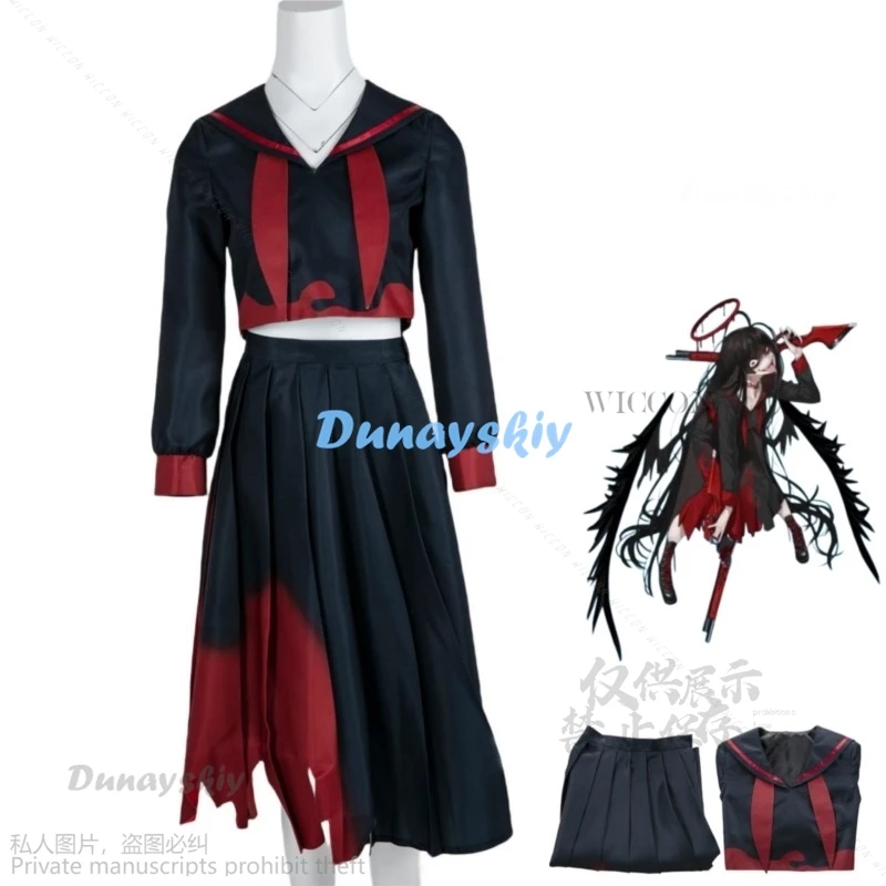 

Anime Game Blue Archive Kenzaki Tsurugi Cosplay Costume Project MX Japan South Korea JK Uniform Skirt Woman Sexy Halloween Suit