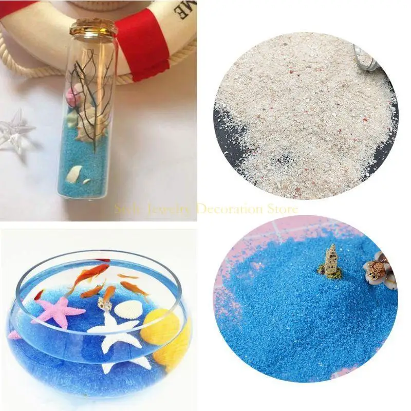 

D46E Ocean Sand Aquarium Gravel Fish for Tank Polished Glass Sand for Home Decor