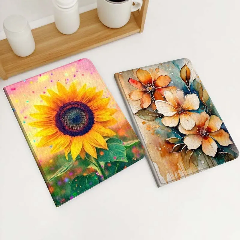 

Flower Sunflower Beautiful Gift For Xiaomi Redmi Mi Poco Pad 2 5 6s 7 7s Ultra Pro Max 14 12.4 12.1 inch Soft Tablet Case