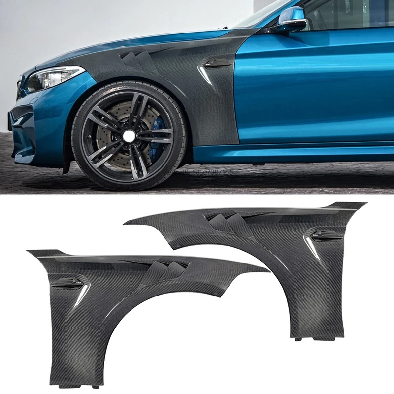 

Mp Style Car Vents Heat Sink Kits Fender for M2 F87 Carbon Fiber Front Fenders