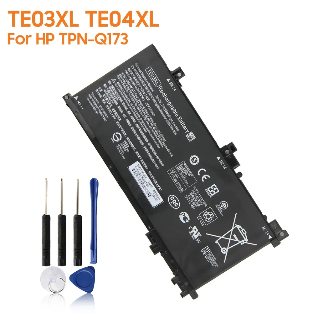 

Replacement Battery TE03XL TE04XL For HP OMEN 15 TPN-Q173 HSTNN-UB7A 15-bc011TX 15-BC013TX 15-bc014TX AX017TX TPN-Q173