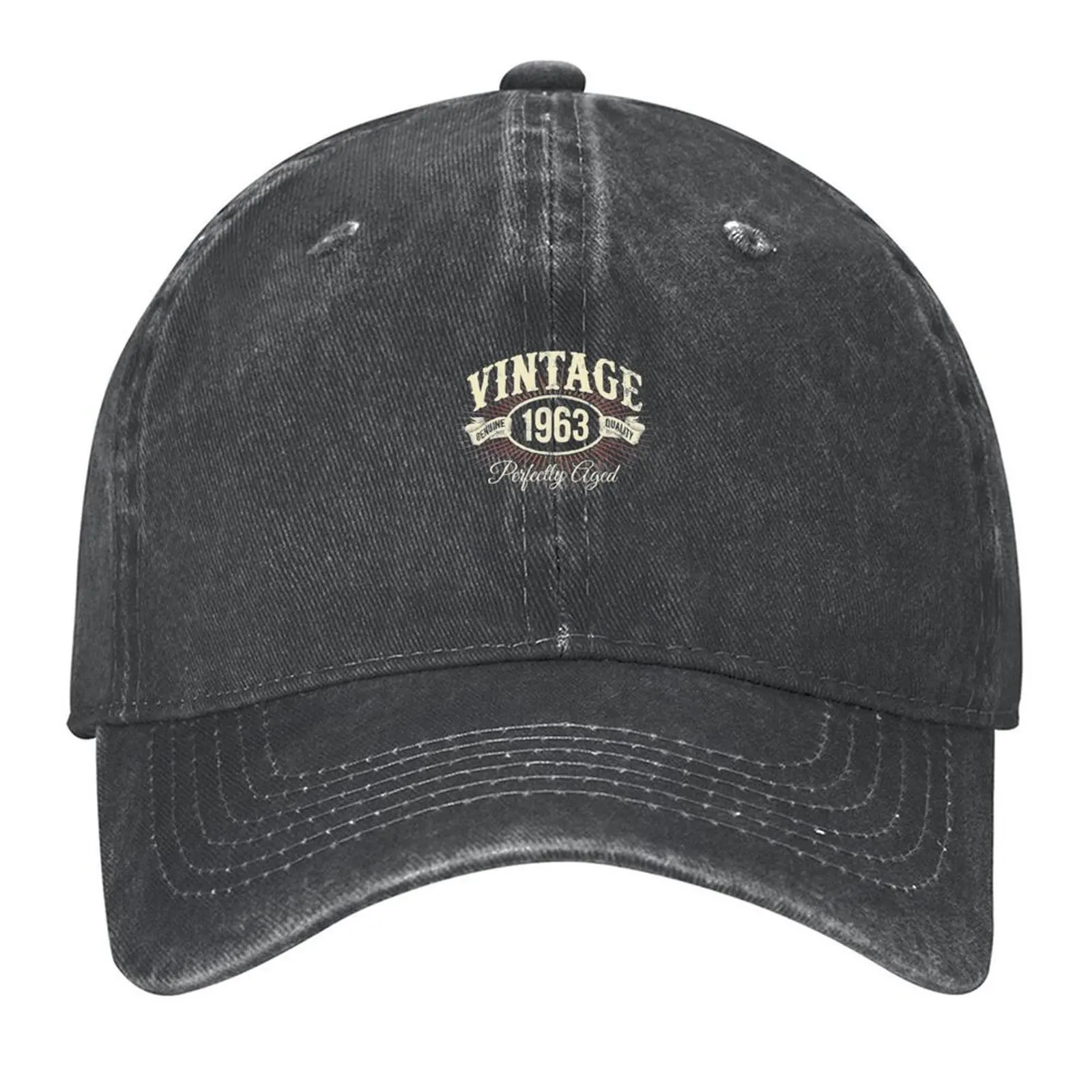 

Vintage Born In 1963 Classic 58Th Birthday Baseball Cap Trucker Cap designer cap beach hat Luxury Brand For Man Women's