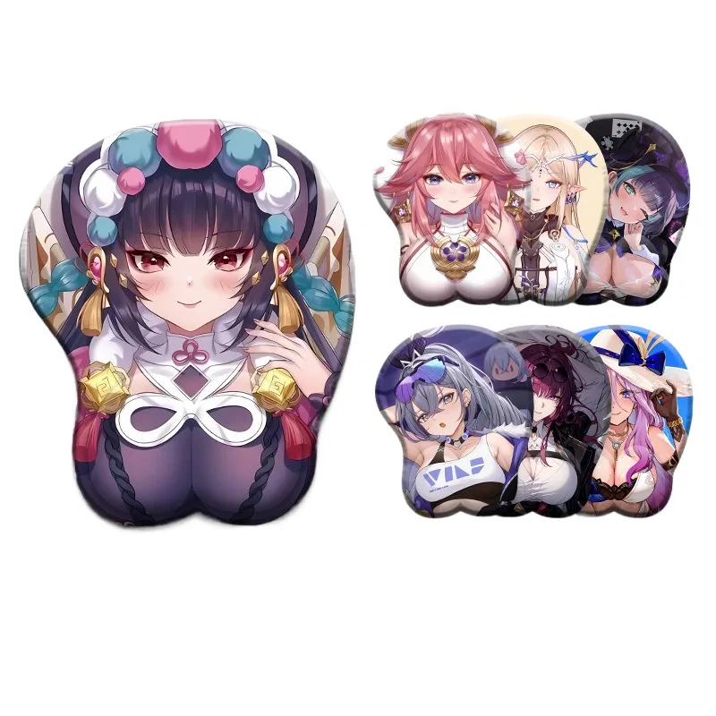 

Anime Wrist Rest Mouse Pad - Anime Style, Anti-Slip, Stain-Resistant, Soft & Comfortable Computer Wrist Support Cushion
