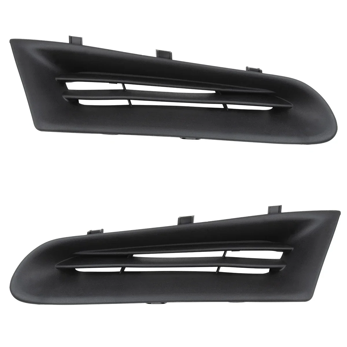 1 Pair Front Bumper Grille 7701208684 Fit for Renault Clio MK3 2005 2006 2007 2008 2009 ABS Accessory