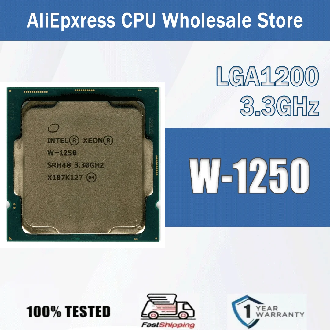 intel-xeon-w-1250-6-cœurs-12-threads-330-ghz-80-w-12-mo-de-cache-14-nm-lga1200-srh48-ddr4-2666-mhz-comet-lake-w-uhd-graphics-p630