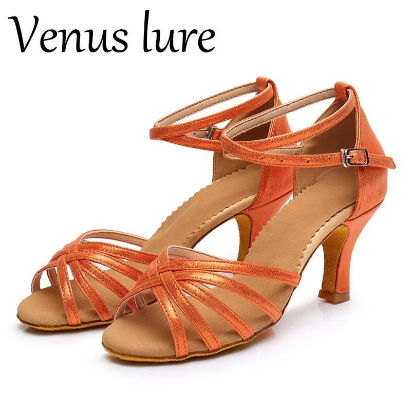 

Venus Lure Индивидуальные женские туфли на высоком каблуке танцевальные босоножки Tango с мягкой подошвой 6,3 см