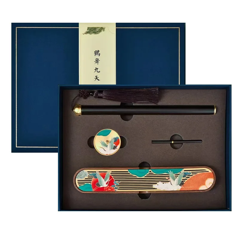 مبخرة خشبية مبخرة بخور إبداعية أفقية مبخرة هدية مجموعة صناديق منزلية داخلية من خشب الصندل مع يد