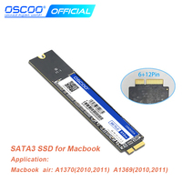 SATA3 SSD for MacBook Air 2010 2011 A1369 A1370 Hard Drive 256GB 512GB Internal Solid State Disk 1TB Capacity Upgrade SSD