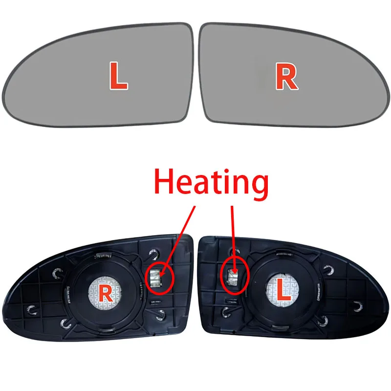 For Hyundai Accent （2005-2010） Car Rearview Mirror Reflective Lens Unheated Mirror / with Heating OEM 87611-1E000 / 87621-1E000